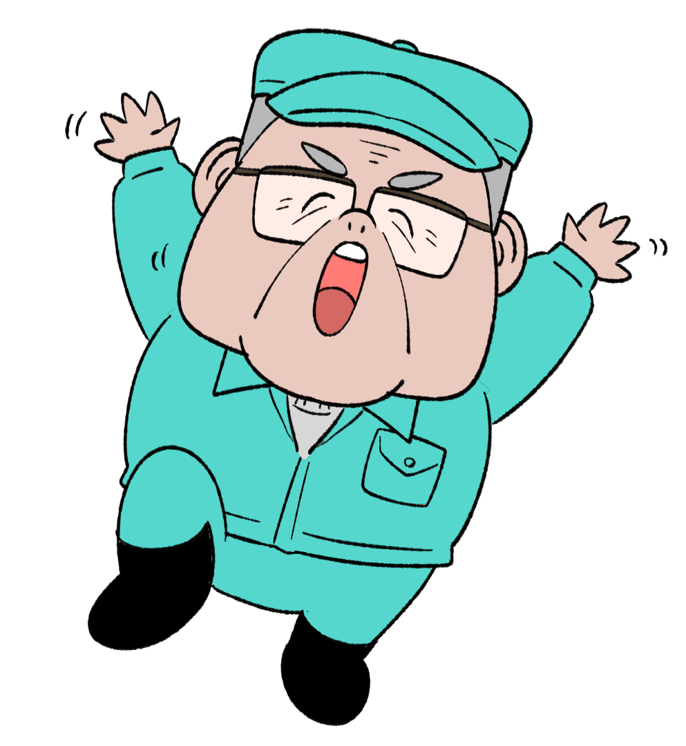 おじさん左
